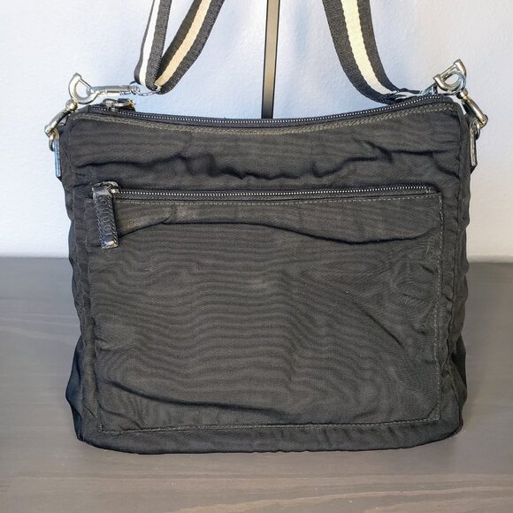 Gucci Messenger Bag - Vintage Black Canvas & Leather w/ COA & Unbranded Strap - Picture 1 of 11
